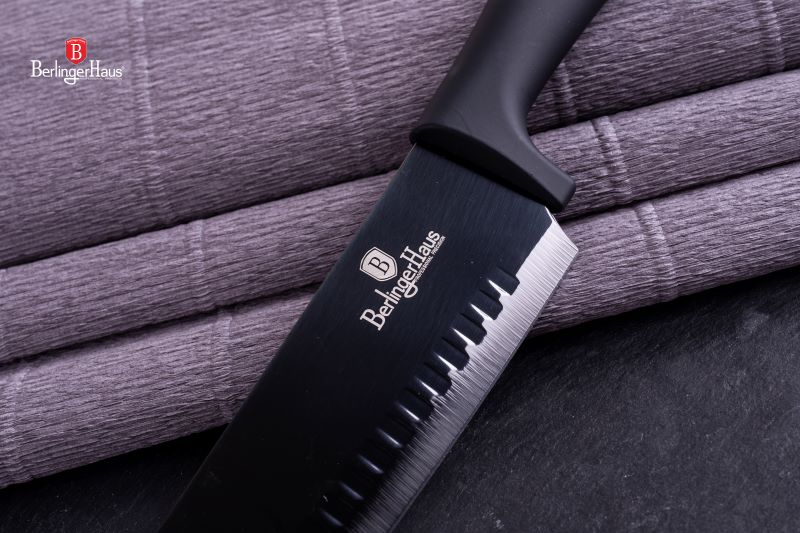 Sada kuchynských nožov 6 dielna Berlingerhaus Shiny Black Edition BH-2649