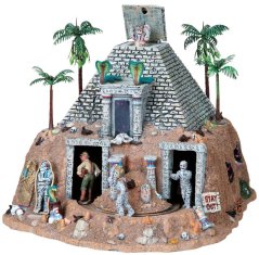 Hrací a svietiaci domček Lemax 84770 Strašidelná pyramída