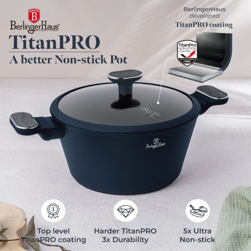 Sada hrnců 15 dílná Berlingerhaus Deep Sea Collection BH-8382