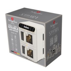 Dual basket air fryer 5,5+5,5L with visible window Berlingerhaus Sahara Collection BH-9803