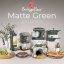 Plytký kastról 4,5 L s pokrievkou 30 cm Berlingerhaus Matte Green Collection BH-8199