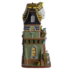 Lighted Building Lemax 25850 That's A Wrap Mummy Mortuary