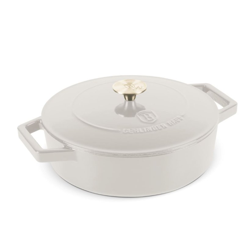 Ťažký liatinový hrniec s vekom Ø 26 cm 2,57 L Berlingerhaus Sahara Collection BH-6530