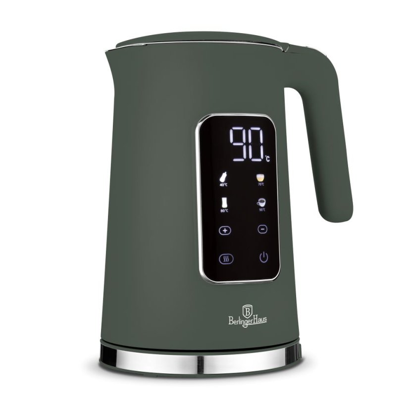 Digitálna rýchlovarná kanvica 1,7L Berlingerhaus Matte Green Collection BH-9746