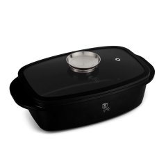 Zapekacia misa 32 cm s pokrievkou a aroma držadlom Berlingerhaus Matte Black Collection BH-8779