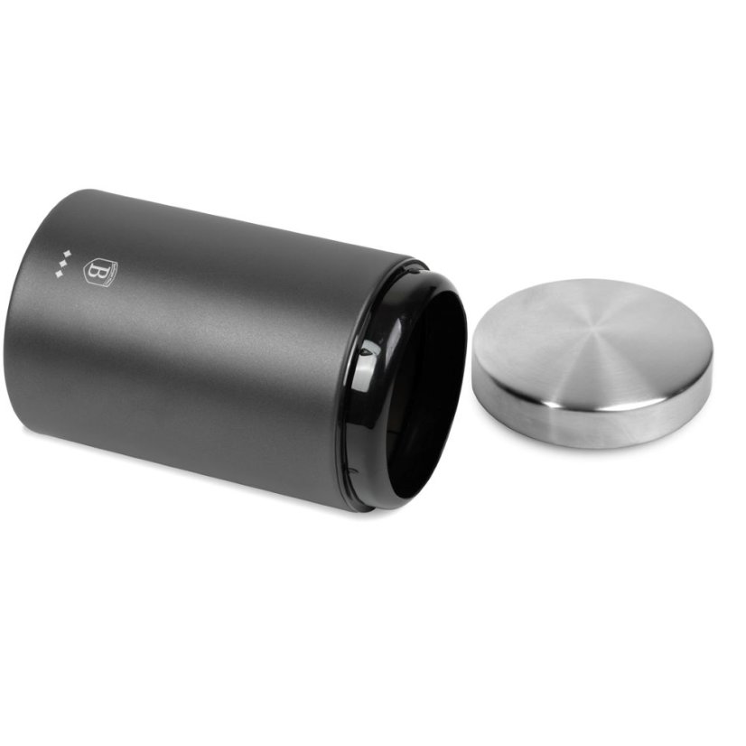 Chlebník s 3 dielnou sadou dóz na potraviny Berlingerhaus Anthracite Collection BH-6738