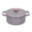 Ťažký liatinový hrniec s vekom Ø 24 cm 4,35 L Berlingerhaus Taupe Collection BH-6525
