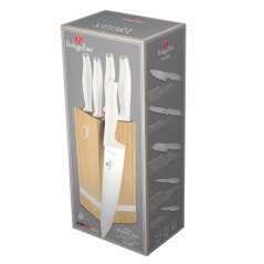 Sada kuchyňských nožů s bambusovým stojanem 6 dílná Berlingerhaus Sahara Collection BH-2973