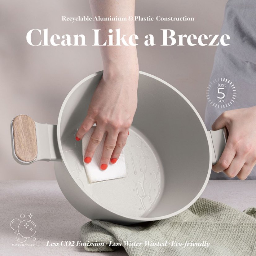 10 pcs cookware set Berlingerhaus Sahara Nordic Collection BH-8324