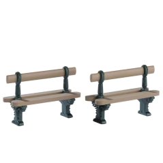 Accessories Lemax 74235 Double Seated Bench, Set Of 2