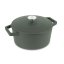 Ťažký liatinový hrniec s vekom Ø 24 cm 4,35 L Berlingerhaus Matte Green Collection BH-6544