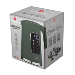 Digitálna rýchlovarná kanvica 1,7L Berlingerhaus Matte Green Collection BH-9746