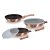 Sada panvíc s odnímateľnou rukoväťou 5 dielna Berlingerhaus Metallic Line Rose Gold BH-7054