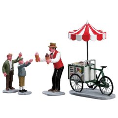 Figurines Lemax 32139 Gelato Cart, Set Of 4