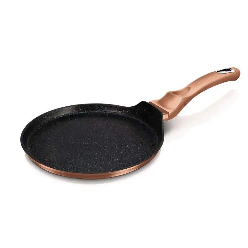 Panvica na palacinky s mramorovým povrchom 25 cm Berlingerhaus Metallic Line Rose Gold BH-1523N