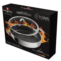 Nerezový kastról 3,8 L s pokrievkou Ø 28 cm Berlingerhaus Eternal Collection BH-8515N