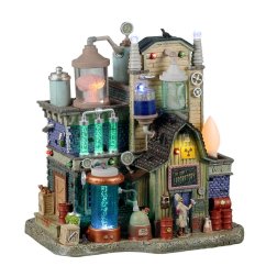 Lighted Building Lemax 25844 Dr. Gory's Laboratory