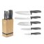 6 pcs knife set with bamboo stand Berlingerhaus Anthracite Collection BH-2968