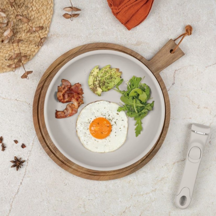 Sada varných a zapekacích mís s odnímateľnou rukoväťou 13 dielna vhodná do rúry do 220°C Berlingerhaus Sahara Collection BH-8247N