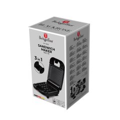 Multifunkční toustovač 3v1 s vyměnitelnými deskami Berlingerhaus Black Rose Collection BH-9832