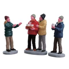 Figúrky Lemax 72509 Tekutá odvaha pri cideri, 3 dielny set
