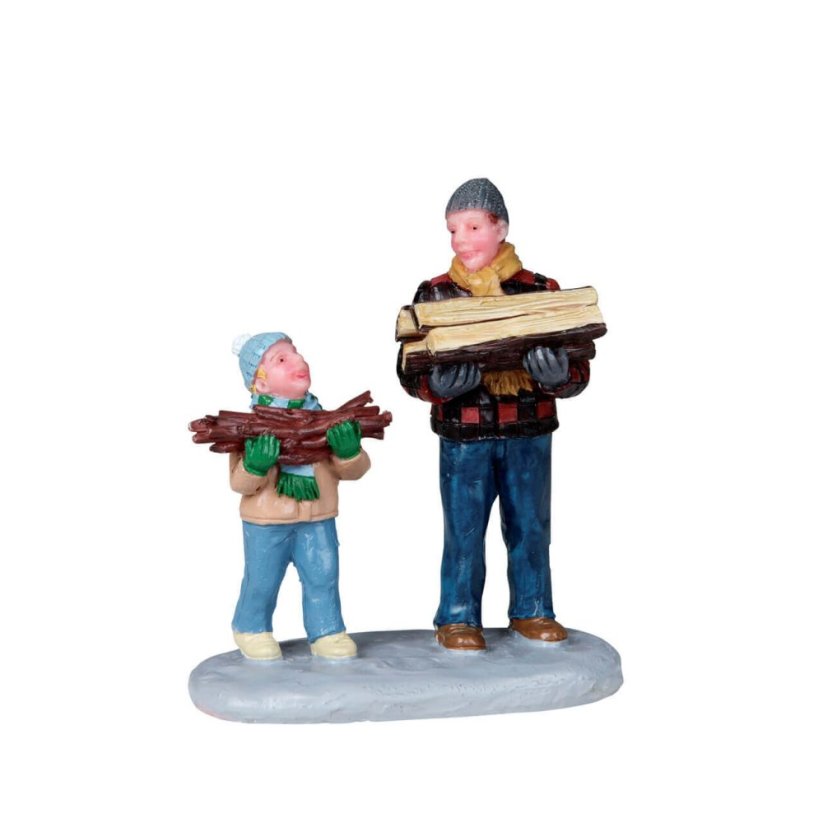 Figurines Lemax 02807 Firewood For The Hearth