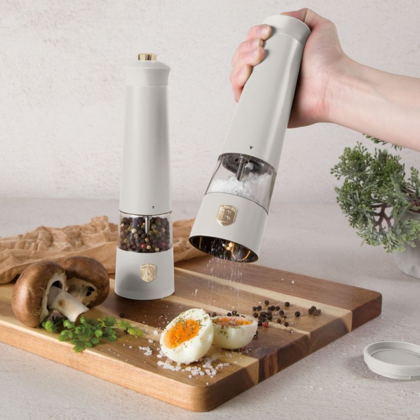 Elektrický mlýnek na sůl a pepř 2 dílná sada Berlingerhaus Sahara Collection BH-9545