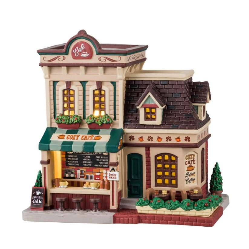 Lighted Building Lemax 45257 Cozy Café