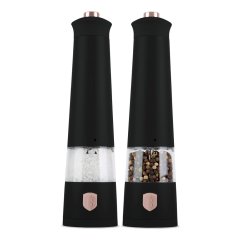 Elektrický mlýnek na sůl a pepř 2 dílná sada Berlingerhaus Black Rose Collection BH-9499