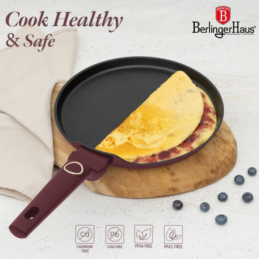 Panvica na palacinky s titanovým povrchom 25 cm Berlingerhaus Leonardo Collection BH-8025