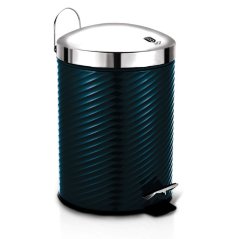 Pedálový kôš na odpadky 12L Berlingerhaus Metallic Line Aquamarine BH-6436