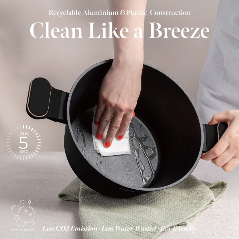 Sada hrnců 10 dílná Berlingerhaus Black Rose Collection BH-8362