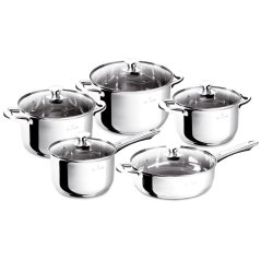 Sada nerezových hrncov 10 dielna Blaumann Gourmet Line BL-3874