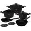 Sada hrncov 10 dielna Berlingerhaus Black Rose Collection BH-8362