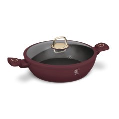 Shallow pot 4,5 L with lid 30 cm Berlingerhaus Leonardo Collection BH-8039