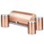 Chlebník s 3 dielnou sadou dóz na potraviny Berlingerhaus Metallic Line Rose Gold BH-6730
