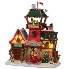 Lighted Building Lemax 25864 North Pole Control Tower