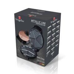 Vaflovač tvar kvetu Berlingerhaus Metallic Line Rose Gold BH-9450