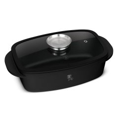 Zapekacia misa 32 cm s pokrievkou a aroma držadlom Berlingerhaus Matte Black Collection BH-8779