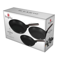 3 pcs frypan set Berlingerhaus Black Rose Collection BH-8360