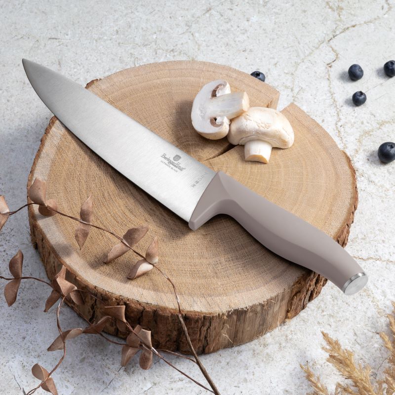 Sada kuchyňských nožů s bambusovým stojanem 6 dílná Berlingerhaus Taupe Collection BH-2974