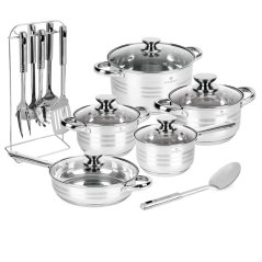 17 pcs cookware set Blaumann Gourmet Line BL-4119