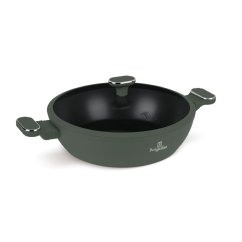 Plytký kastról 4,5 L s pokrievkou 30 cm Berlingerhaus Matte Green Collection BH-8199