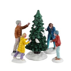 Figúrky Lemax 62622 Náš dokonalý stromček, 5 dielny set