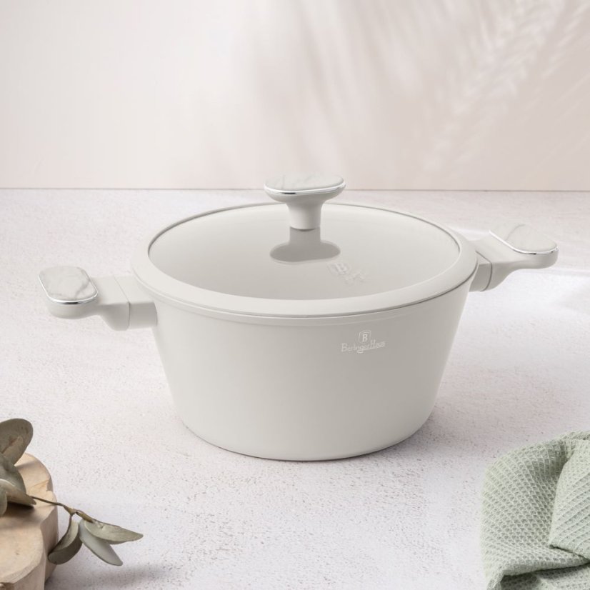 10 pcs cookware set Berlingerhaus Sahara Marble Collection BH-8400