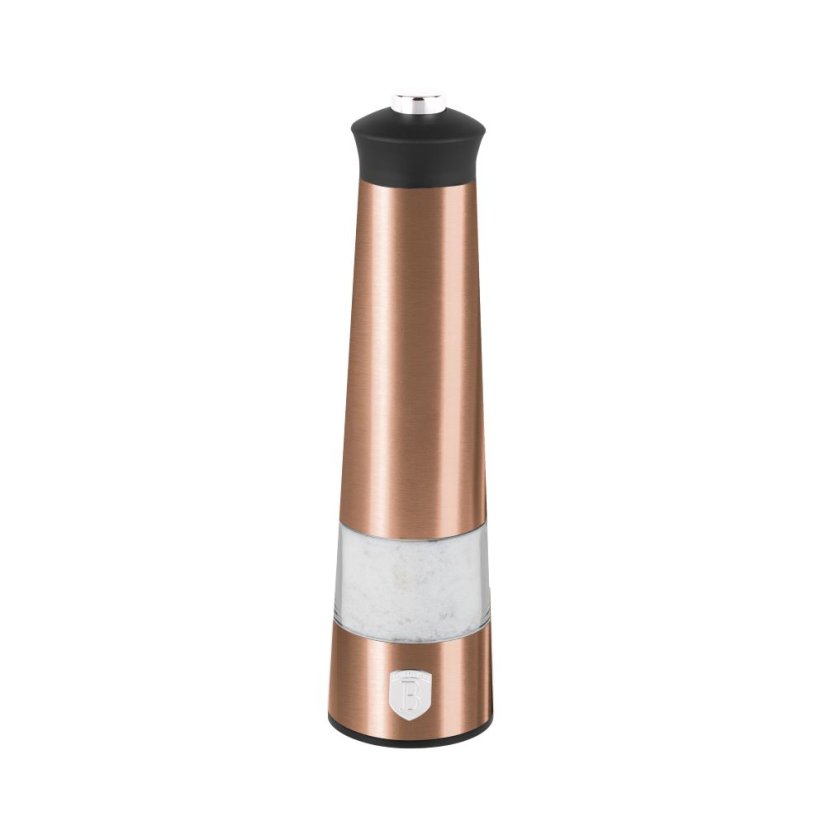 Elektrický mlýnek na sůl a pepř 2 dílná sada Berlingerhaus Metallic Line Rose Gold Edition BH-9500
