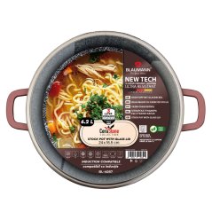 Hrnec 6,2 L s poklicí 24 cm Blaumann Cera Stone Collection BL-4087