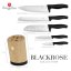 Sada kuchynských nožov s bambusovým stojanom 6 dielna Berlingerhaus Black Rose Collection BH-2752