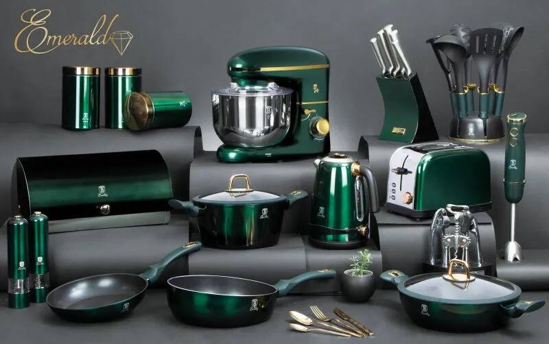 Kuchynská váha digitálna s misou do 5 kg Berlingerhaus Emerald Collection BH-9292