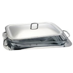 Servírovacia misa a sklenená zapekacia misa 3,0 L Berlingerhaus Unique Food Warmer BH-1386
